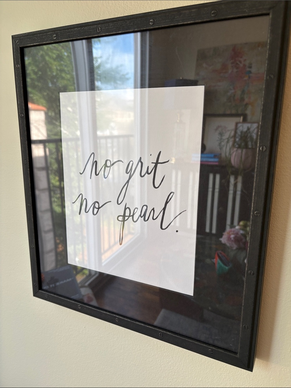 'No Grit No Pearl' Wall Art, Framebridge